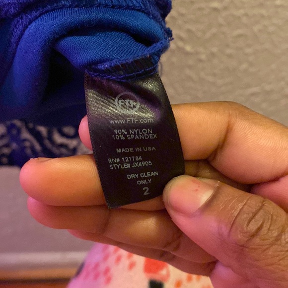 FTF Classy blue warm midi dress - Picture 3 of 3